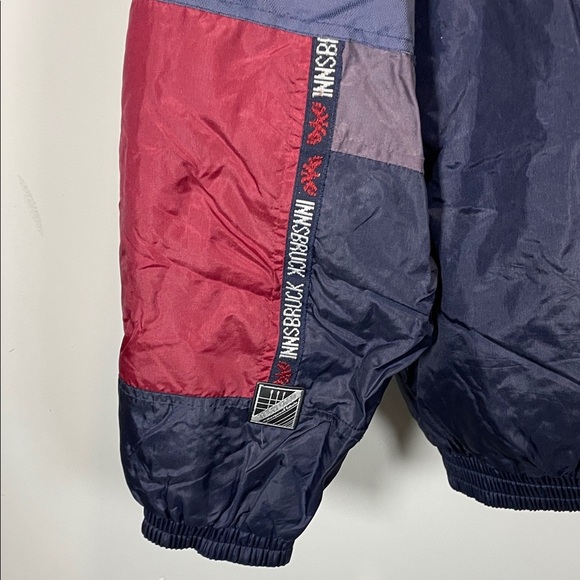 Innsbruck Vintage Men's Blue and Red Ski Jacket - Picture 7 of 13